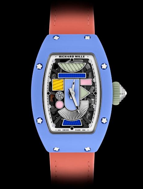 Review Richard Mille Replica Watch RM 07-01 Automatic Coloured Ceramics Powder Blue